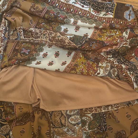 Tahari Multicolor Patchwork Long Sleeve Dress - Picture 5 of 5